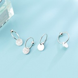 925 Sterling Silver - Minimalist Hoop Earrings - Jewelry