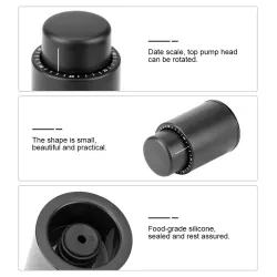 Wine bottle vacuum stopper - ABSBar supply