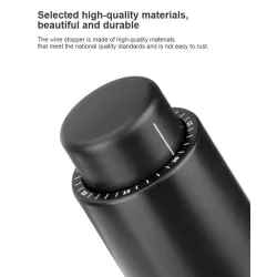 Wine bottle vacuum stopper - ABSBar supply