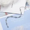 Armband met hartjes & zirkonia - 925 sterling zilverArmbanden