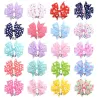 1Piece - Ribbon Hair Bows With Clip - Baby Girls - FlowerHaarspelden