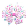 1Piece - Ribbon Hair Bows With Clip - Baby Girls - FlowerHaarspelden