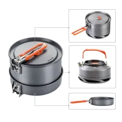 Camping - Utensils - Dishes - Cookware SetSurvival gereedschap