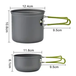 Outdoor - Picnic - Tableware - Camping Pot - SetSurvival gereedschap