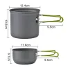 Outdoor - Picnic - Tableware - Camping Pot - SetSurvival gereedschap