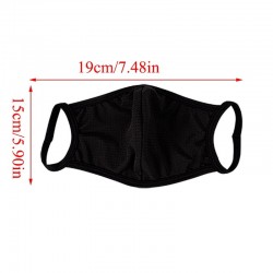 3 pieces - protective face / mouth mask - dust-proof - reusable