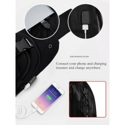 Luminous chest / shoulder bag - backpack - USB charging portBags