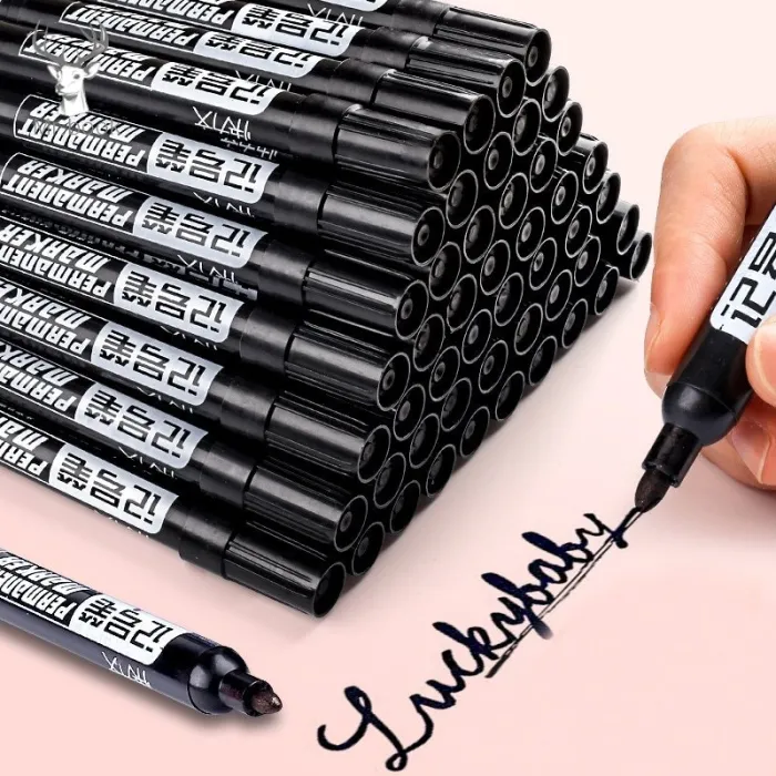 Permanent Paint Marker - Waterproof - Black - 5pcs - 10pcsPennen & Potloden