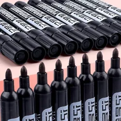 Permanent Paint Marker - Waterproof - Black - 5pcs - 10pcsPennen & Potloden