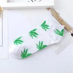 Breathable Socks - Maple Leaf - Comfortable - MenDames mode