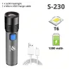 USB Rechargeable - LED Flashlight - T6 - 1200mAh - WaterproofSurvival gereedschap