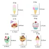 Ice cream - Cake - Cartoon - Enamel pin - BroochBrooches