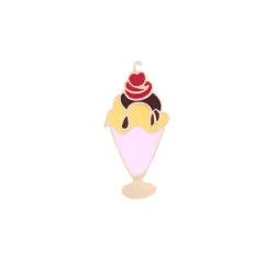 Ice cream - Cake - Cartoon - Enamel pin - BroochBroches