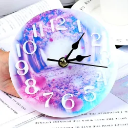 Silicone Mold - Clock - 10/15cm - Resin - Handmade Tool - DIYSpeelgoed