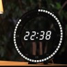 12 Inch - LED Ring Wall Clock - Automatic - Digital - ElectronicKlokken