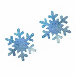 10 pairs - Nipple Covers - SnowflakesBadkleding