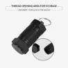 2Pcs - Metal Medicine Box - Pill Capsule - Waterproof - Outdoor - Key ringSleutelhangers
