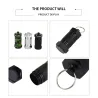 2Pcs - Metal Medicine Box - Pill Capsule - Waterproof - Outdoor - Key ringSleutelhangers