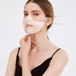 PM2.5 - beschermend transparant mond- / gezichtsmasker - plastic schild - herbruikbaarMondmaskers