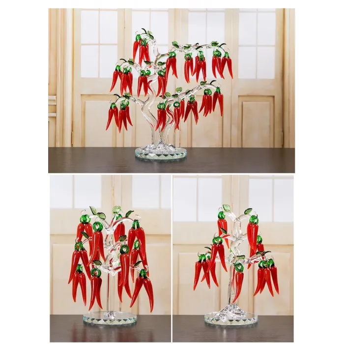 Crystal - Creative - Chili Tree - OrnamentsDecoration
