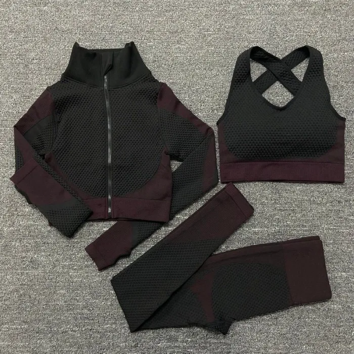 Women - Yoga Sets - Sport - Gym suits - Long SleeveDames mode