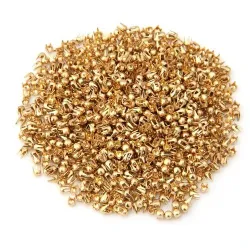 Goudkleurige ronde studs - studs - DIY decoratie - 2,5 mm - 1000 stukjesDecoratie
