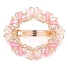 Elegante haarclip met kristallen & vlindersBroches