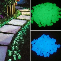 25 stuks / 50 stuks - glow in the dark tuinkiezelstenenSolar verlichting