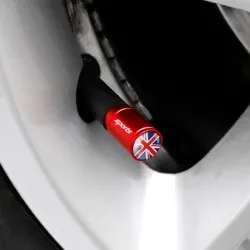 4Pcs - uk national flag - valve capsStyling parts