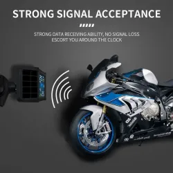 Motorcycle - Tire Pressure Monitoring System - 2 External Sensor - Real-time DisplayInstrumenten