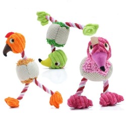 28 * 6 cm - pluche vogel - speelgoed voor honden / katten met geluidSpeelgoed