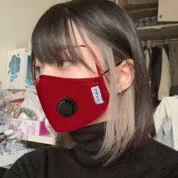 Face Mask - Washable - Black - Blue - RedMondmaskers
