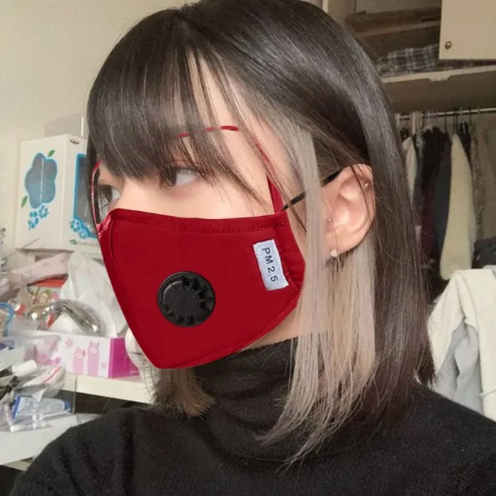 Face Mask - Washable - Black - Blue - RedMondmaskers