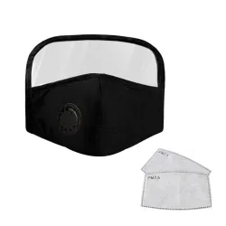 Face Mask - Washable - Black - Blue - RedMondmaskers