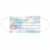 Mouth / face masks - 3-layer - disposable - tie-dye pattern - 10 - 20 - 30 - 50 - 60 - 70 piecesMouth masks
