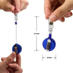 Intrekbare sleutelhanger - voor ID-kaart / badgehouderSleutelhangers