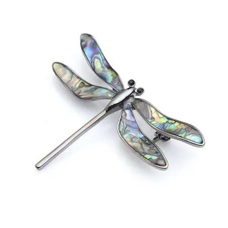 Vintage emaille libel - elegante brocheBroches