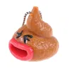 Funny squishy poop - pop out tongue - keychainKeyrings