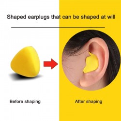 Moldable Shaped - Noise Reduction - Earplugs - 60PcsSlapen