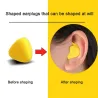 Moldable Shaped - Noise Reduction - Earplugs - 60PcsSlapen