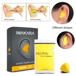 Moldable Shaped - Noise Reduction - Earplugs - 60PcsSlapen