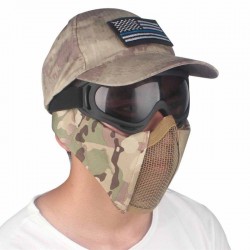 Airsoft Paintball Masks - Nylon Ear - Protection - PortableToys