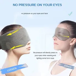 Silk - Sleeping Mask - Travel - Grey - BlackSlapen