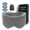 Silk - Sleeping Mask - Travel - Grey - BlackSlapen
