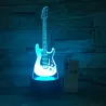 Remote Guitar Night Light - 3D 0 LED Lamp - 7 ColorsVerlichting