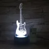 Remote Guitar Night Light - 3D 0 LED Lamp - 7 ColorsVerlichting