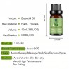 Etherische oliën voor diffuser / luchtbevochtiger / massage / aromatherapie - 10ml - 16 stuksMassage