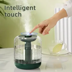 Air Humidifier - Rechargeable - Essential Oil - Black - WhiteLuchtbevochtigers