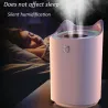 Air Humidifier - 3000ML - Double Nozzle - Cool Mist - Colorful LEDLuchtbevochtigers
