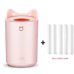 Air Humidifier - 3000ML - Double Nozzle - Cool Mist - Colorful LEDLuchtbevochtigers